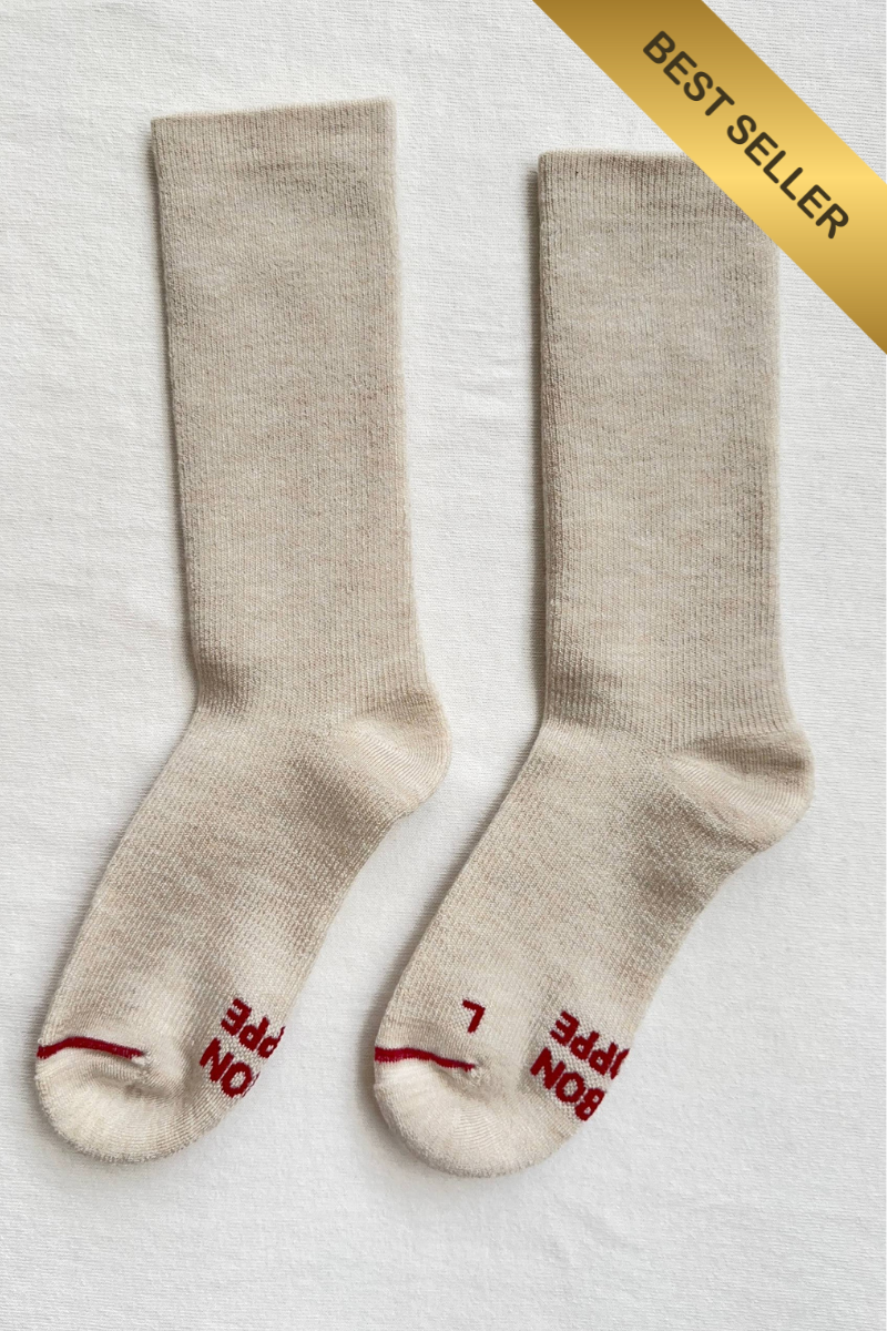 Camper Socks: Oatmeal