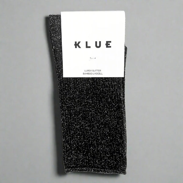 Glitter lurex socks - Black