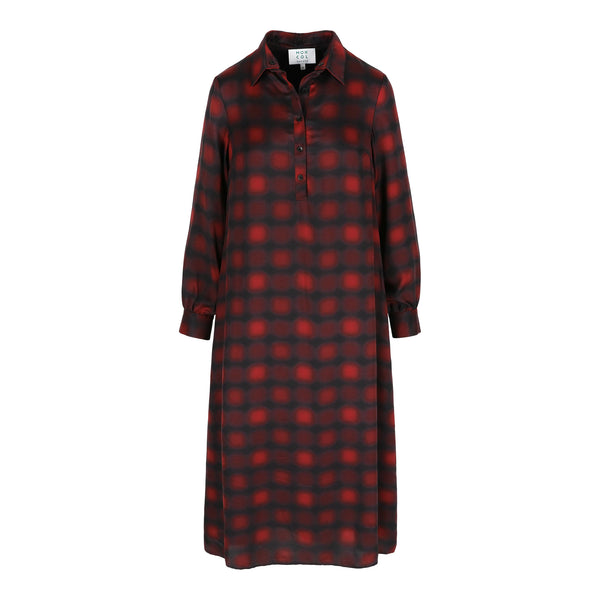 Polly Jean dress Burgundy blur