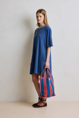 Calista T-shirt dress Navy