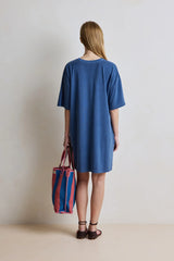 Calista T-shirt dress Navy