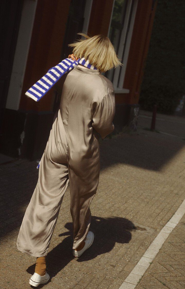 Vitow sjaal Blue white stripes
