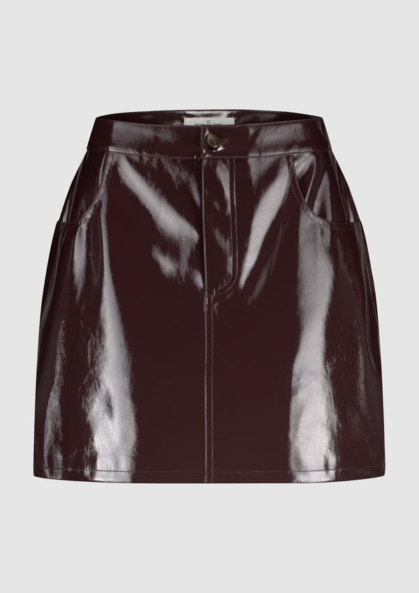 Renee Skirt Aubergine