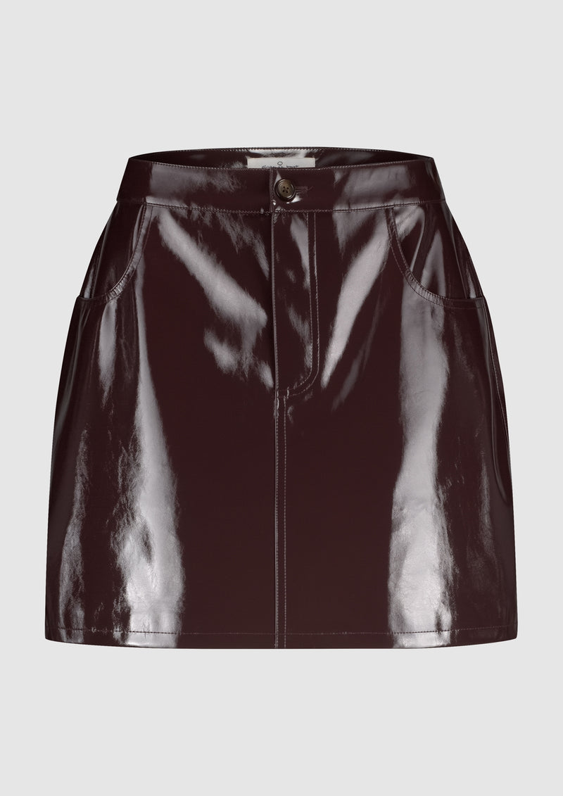 Renee Skirt Aubergine