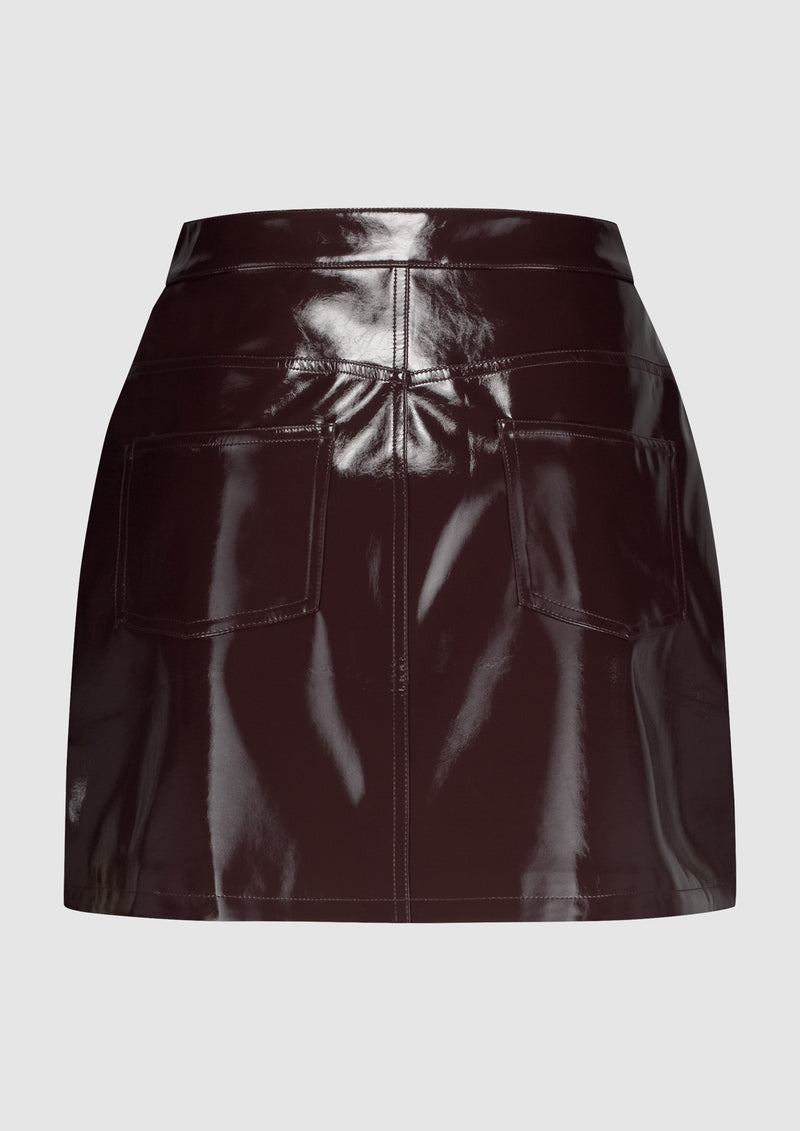 Renee Skirt Aubergine