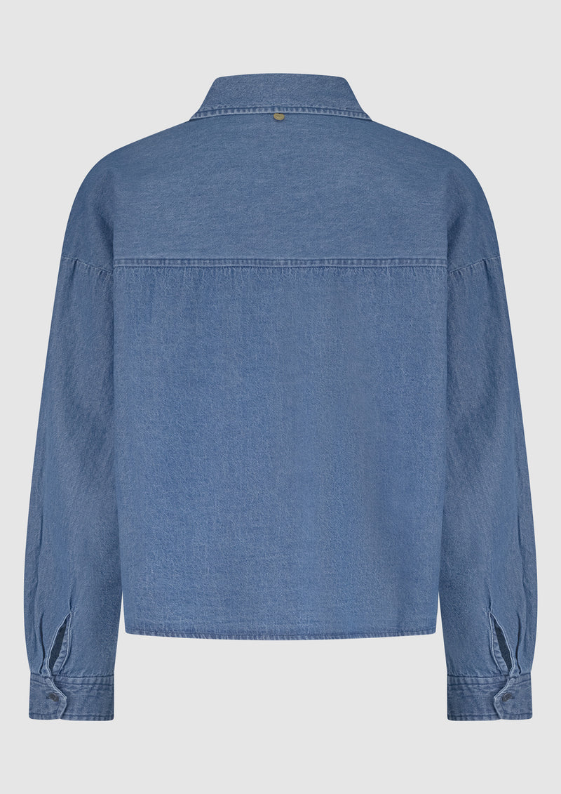 Fawn blouse Washed denim