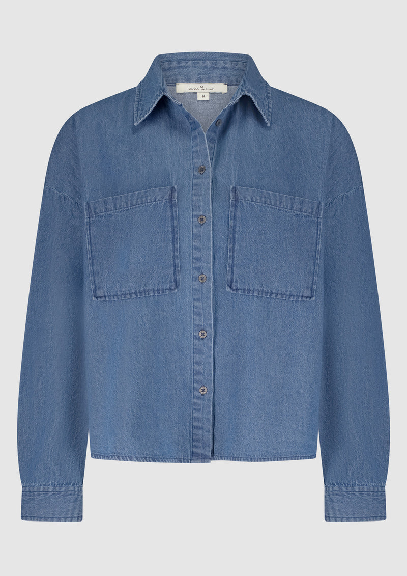 Fawn blouse Washed denim