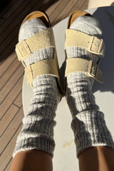 Cottage Socks: Ht. Grey