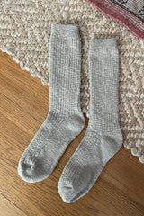 Cottage Socks: Ht. Grey