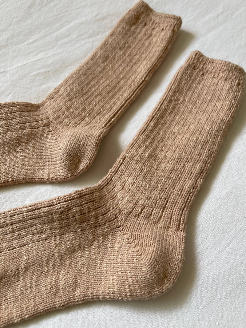 Cottage Socks: Peachy Keen