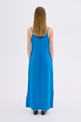 Estelle Strap Long dress Directoire blue