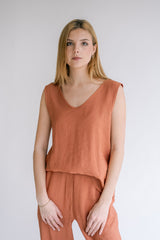 Marcel top Brilliant rust