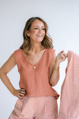 Marcel top Brilliant rust