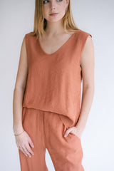 Marcel top Brilliant rust