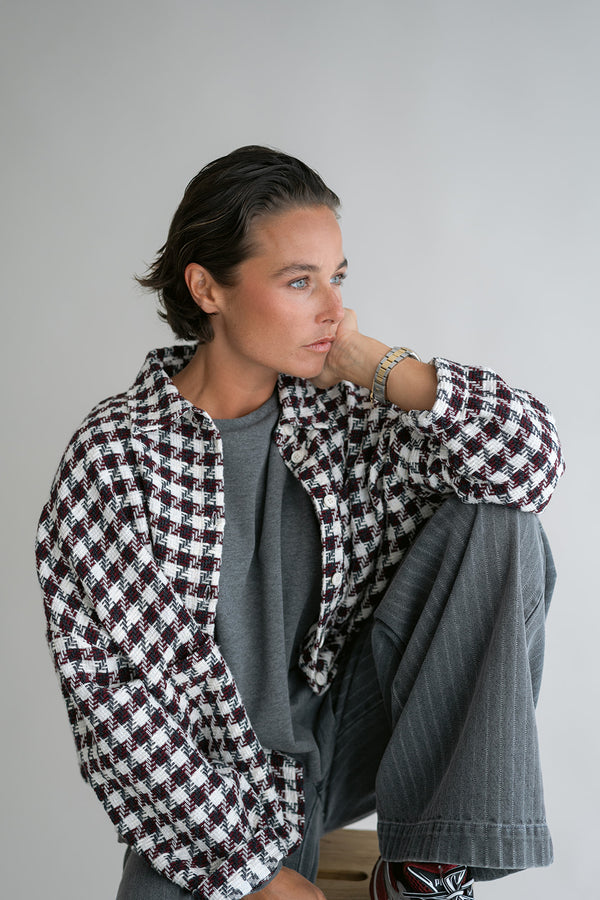 Mon shaket Square Tweed