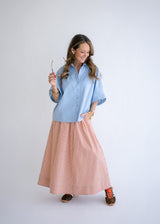 Morris blouse Chambray blue