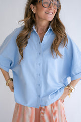 Morris blouse Chambray blue