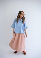 Morris blouse Chambray blue