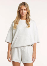 Presley sweat Light grey melange