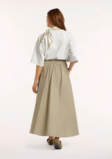 Rae top Grey melange
