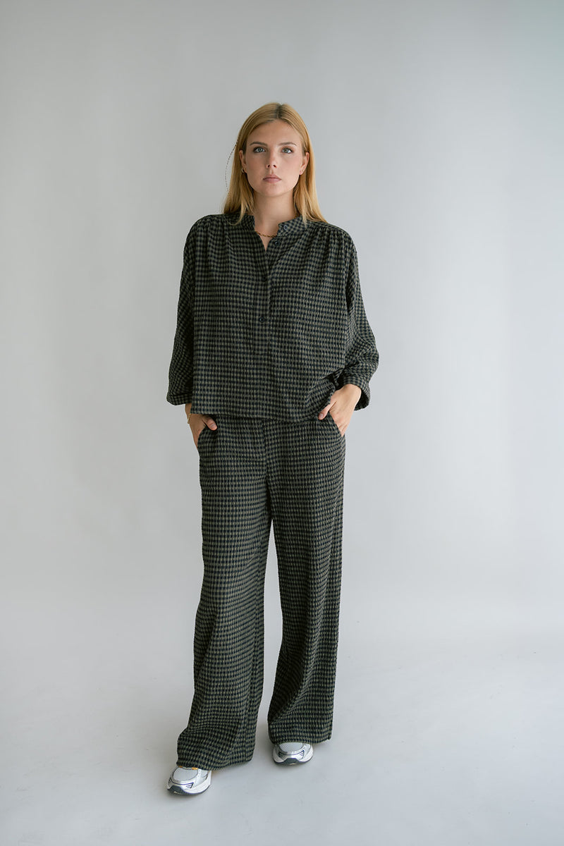 Sam Pants Green Check