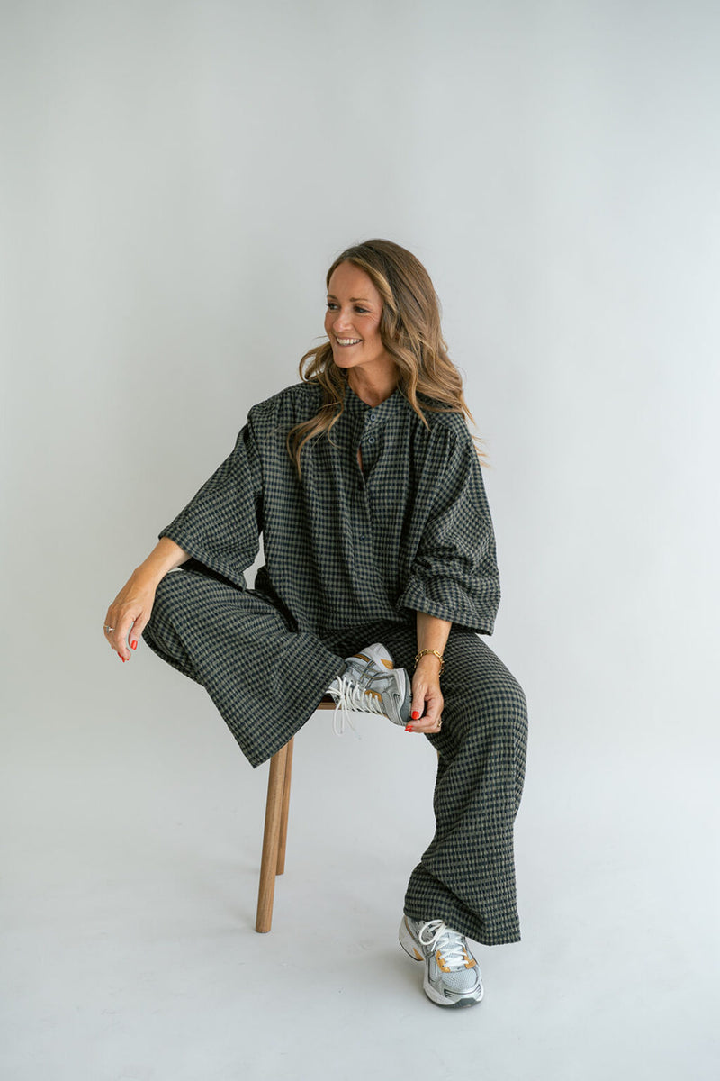 Sam Pants Green Check