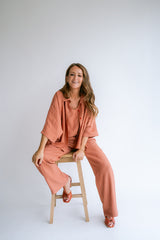 Selena pants Brilliant rust