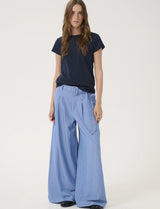 Vitta high wide pants Sky blue